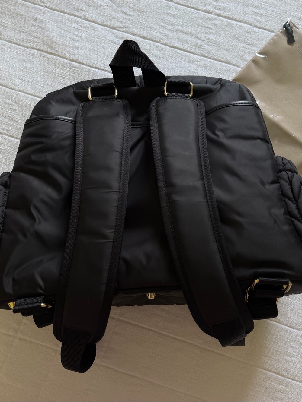 Happ Levy Black Quilted Backpack Diaper Bag - Picture 6 of 7